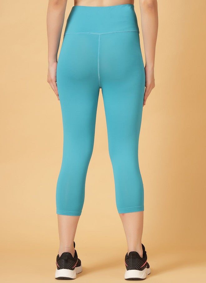 CUKOO High-Rise Slim-Fit Rapid-Dry Three-Fourth Tights - Image 3